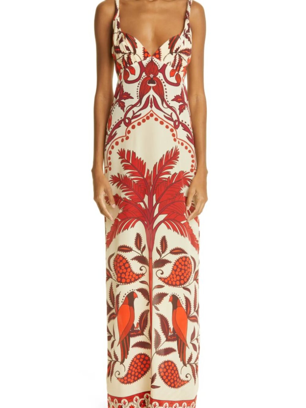 Johanna Ortiz Vin Du Maroc Silk Maxi Dress - Picture 2 of 9